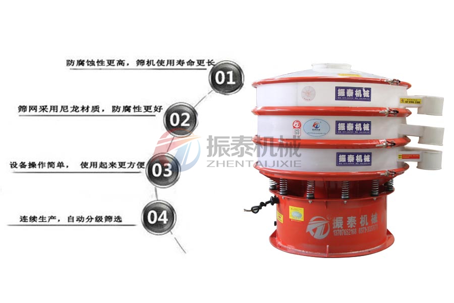腐蝕性物料篩分用什么振動篩？